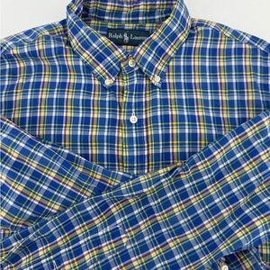 Ralph Lauren Men's Multicolor Plaid Button-Down Shirt